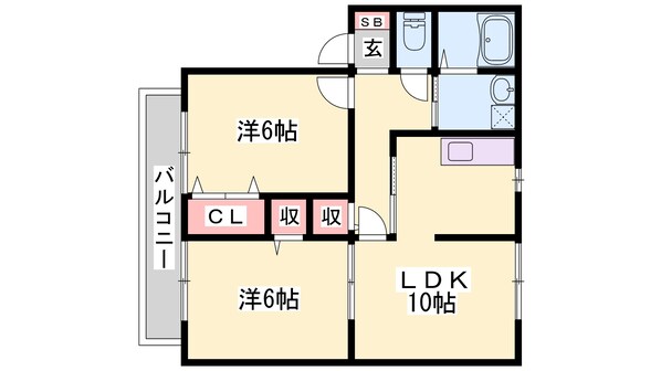 ソレジオ片浜の物件間取画像